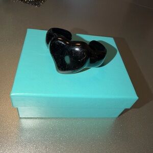 Tiffany & Co. Black Heart Cuff Bracelet